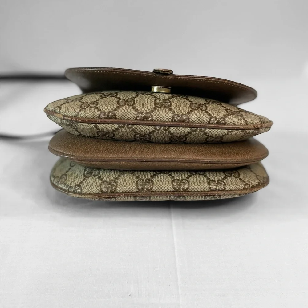 Gucci Vintage Brown GG Shoulder Bag - Picture 6 of 16